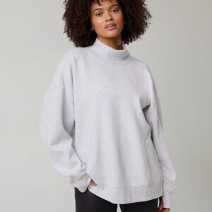 Aerie Light Gray Women's Turtleneck Sweater